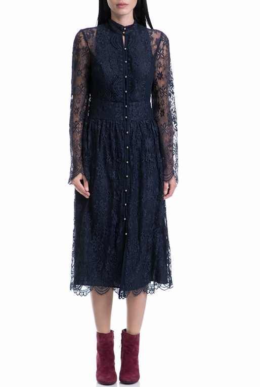 JUICY COUTURE-Γυναικείο φόρεμα KENDALL JUICY COUTURE μπλε 