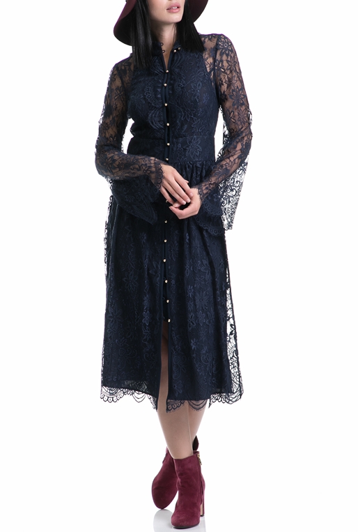 JUICY COUTURE-Γυναικείο φόρεμα KENDALL JUICY COUTURE μπλε 