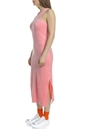 JUICY COUTURE-Γυναικείο αμάνικο midi φόρεμα Juicy Couture ροζ 