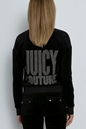 JUICY COUTURE-Γυναικεία ζακέτα JUICY CRYSTAL COUTURE μαύρη