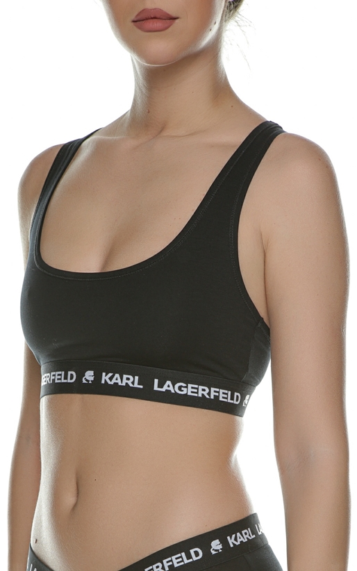 Karl Lagerfeld-Bustiera cu logo