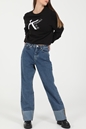 KENDALL + KYLIE-Γυναικεία φούτερ μπλούζα KENDALL + KYLIE ACTIVE COLLEGE μαύρη