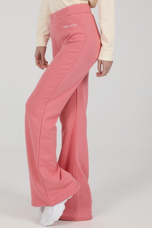 KENDALL+KYLIE-Γυναικείο παντελόνι φόρμας KENDALL+KYLIE FLARED SWEATPANTS ροζ