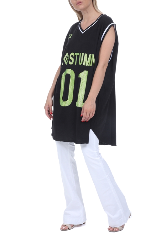 KOSTUMN1-Γυναικεία μπλούζα KOSTUMN1 μαύρη πράσινη