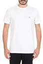 LES DEUX-Ανδρική κοντομάνικη μπλούζα LES DEUX λευκή