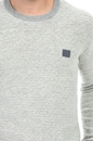 LES DEUX-Ανδρικό πουλόβερ LES DEUX Sans Inverse Knit γκρι