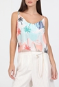 LILI SIDONIO-Γυναικείο top camisole LILI SIDONIO YOUNG λευκή μπλε ροζ