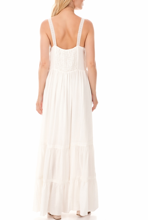 MOLLY BRACKEN-Γυναικείο μάξι φόρεμα MOLLY BRACKEN λευκό
