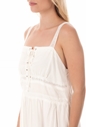 MOLLY BRACKEN-Γυναικείο μάξι φόρεμα MOLLY BRACKEN λευκό