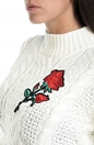 MOLLY BRACKEN-Γυναικείο πουλόβερ MOLLY BRACKEN λευκό      