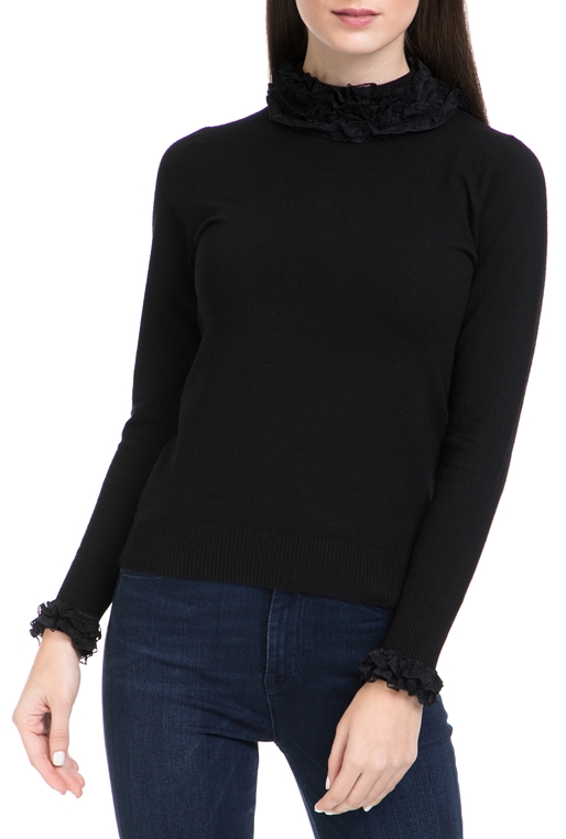 MOLLY BRACKEN-Γυναικείο πουλόβερ MOLLY BRACKEN μαύρο            
