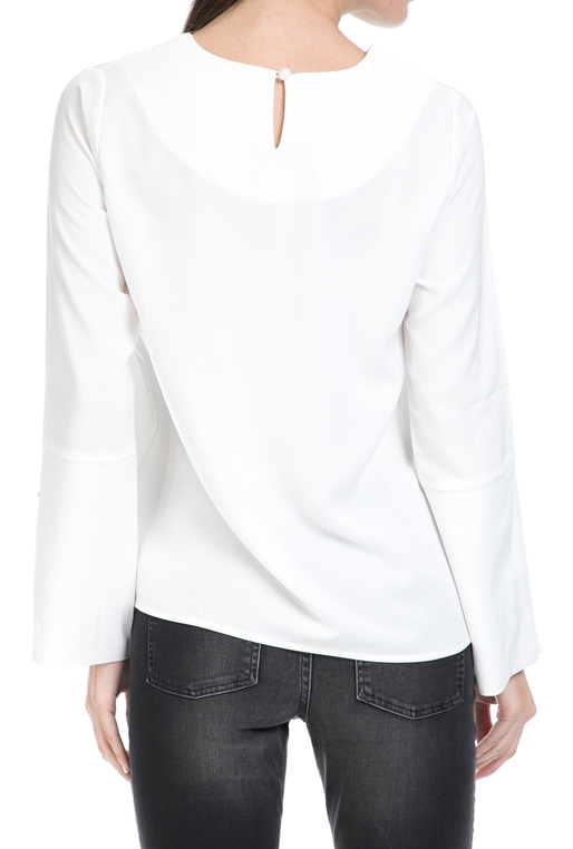 MOLLY BRACKEN-Γυναικεία μπλούζα MOLLY BRACKEN λευκή            