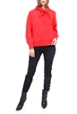 MOLLY BRACKEN-Γυναικεία πλεκτή μπλούζα MOLLY BRACKEN κόκκινη