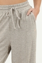 MOLLY BRACKEN-Γυναικείο πλεκτό παντελόνι φόρμας MOLLY BRACKEN W21MB-LA934 μπεζ