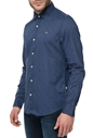 NAPAPIJRI-Ανδρικό μακρυμάνικο πουκάμισο NAPAPIJRI μπλε με μοτίβο 