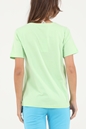 NA-KD-Γυναικείο t-shirt NA-KD ORGANIC LOGO OVERSIZED πράσινο