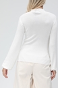 NA-KD-Γυναικεία πλεκτή μπλούζα NA-KD λευκή