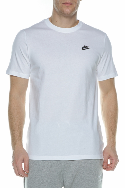 NIKE-Ανδρικό t-shirt NIKE M NSW CLUB TEE λευκό