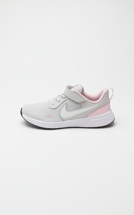 NIKE-Παιδικά αθλητικά παπούτσια NIKE BQ5672 REVOLUTION 5 (PSV) γκρι ροζ