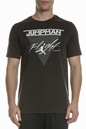 NIKE-Ανδρικό t-shirt NIKE J JUMPMAN FLIGHT CREW μαύρο
