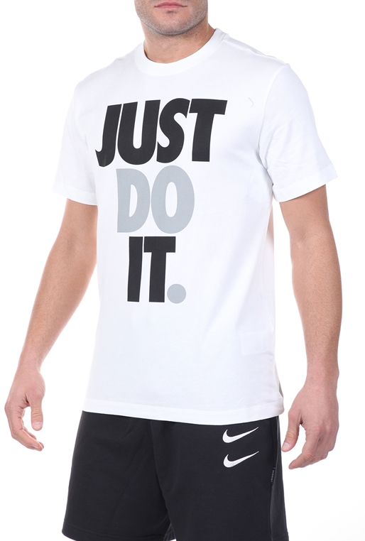 NIKE-Ανδρικό t-shirt NIKE NSW JDI HBR λευκό