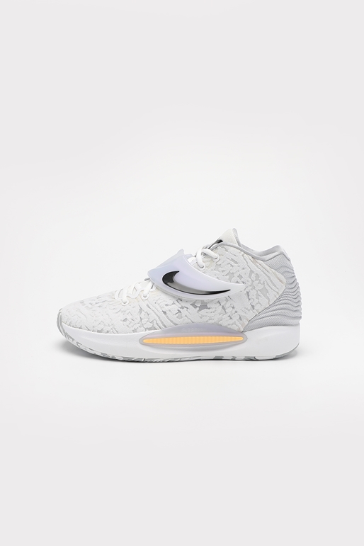 NIKE-Unisex παπούτσια basketball NIKE KD14  CW3935 KD14 λευκά ασημί