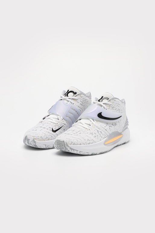 NIKE-Unisex παπούτσια basketball NIKE KD14  CW3935 KD14 λευκά ασημί