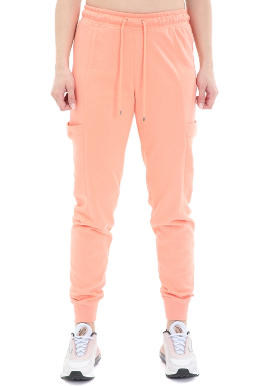 NIKE-Γυναικείο παντελόνι φόρμας NIKE NSW AIR PANT FLC MR πορτοκαλί