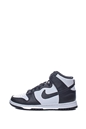 NIKE-Γυναικεία παπούτσια NIKE DUNK HIGH TOP RETRO λευκό-μαύρο