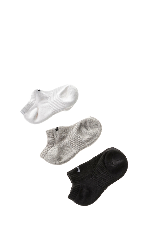 NIKE-Παιδικό σετ κάλτσες NΙKΕ PERF CUSH λευκό-γκρι-μαύρο 