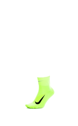 NIKE-Unisex κάλτσες για τρέξιμο Nike ELITE LIGHTWEIGHT QUARTER κίτρινες