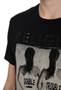 RELIGION-Ανδρικό T-shirt DOUBLE TROUBLE RELIGION μαύρο 