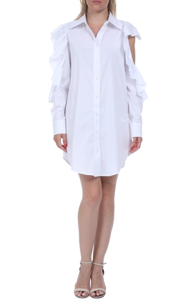 REVISE-Γυναικείο mini φόρεμα REVISE λευκό