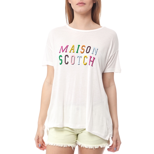 SCOTCH & SODA-Γυναικείο T-shirt MAISON SCOTCH λευκό            