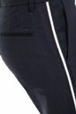 SCOTCH & SODA-Γυναικείο παντελόνι chino in subtle stripe pattern μπλε