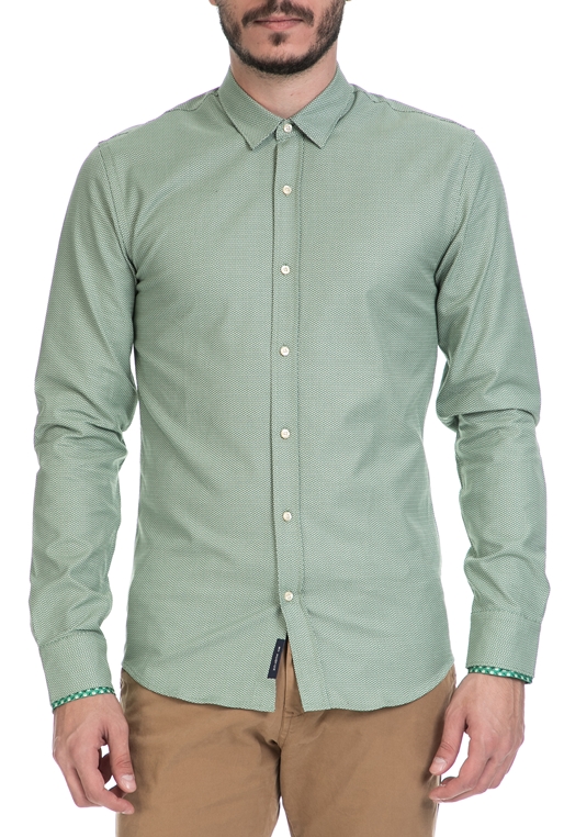 SCOTCH & SODA- Ανδρικό πουκάμισο SCOTCH & SODA πράσινο