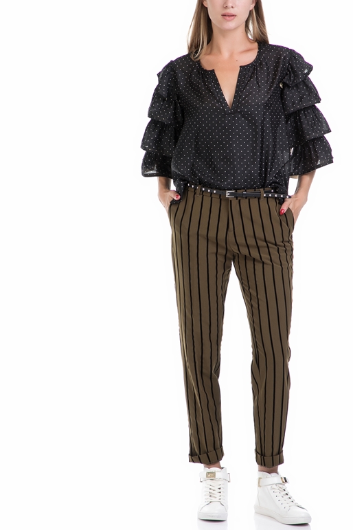 SCOTCH & SODA-Γυναικείο παντελόνι Classic tailored pant χακί