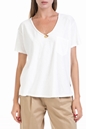 SCOTCH & SODA-Γυναικεία μπλούζα MAISON SCOTCH άσπρη      