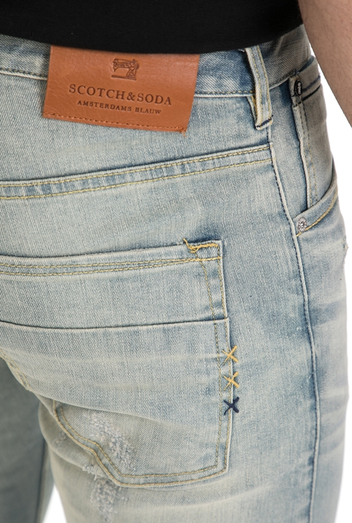 SCOTCH & SODA-Ανδρικό τζιν παντελόνι PHAIDON - BLUE GOLD REPAIR SCOTCH & SODA μπλε 