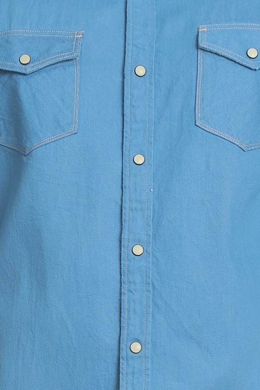 SCOTCH & SODA-Ανδρικό τζιν πουκάμισο Scotch & Soda μπλε 