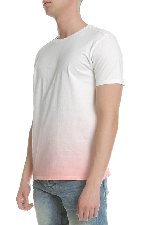SCOTCH & SODA-Ανδρικό T-shirt SCOTCH & SODA ροζ-λευκό  