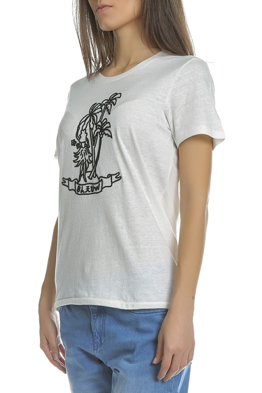SCOTCH & SODA-Γυναικείο T-shirt SCOTCH & SODA λευκό                   