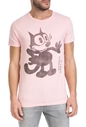 SCOTCH & SODA-Ανδρικό T-shirt FELIX SCOTCH & SODA ροζ 