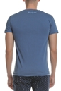 SCOTCH & SODA-Ανδρικό t-shirt Scotch & Soda Garment-dyed tee μπλε