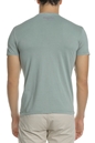 SCOTCH & SODA-Ανδρικό T-shirt Garment-dyed SCOTCH & SODA λαδί 
