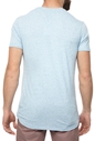 SCOTCH & SODA-Ανδρική κοντομάνικη μπλούζα SCOTCH & SODA γαλάζια με στάμπα 
