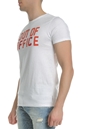 SCOTCH & SODA-Ανδρικό T-shirt Summer tee SCOTCH & SODA λευκό 