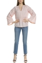 SCOTCH & SODA-Γυναικεία μπλούζα v-neck SCOTCH & SODA ροζ