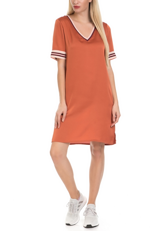 SCOTCH & SODA-Γυναικείo φόρεμα SCOTCH & SODA πορτοκαλί         