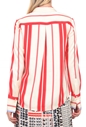 SCOTCH & SODA-Γυναικείο πουκάμισο SCOTCH & SODA λευκό κόκκινο